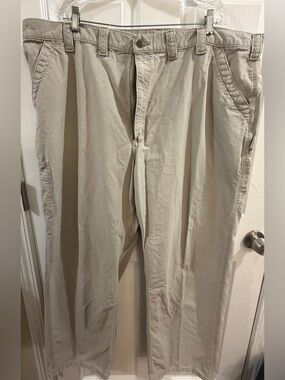 Carhartt Men's Beige Cargo Work Pants